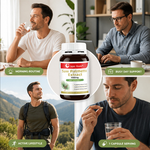 Formule Personnalisée Shecome Extrait de Palmier Nain 500mg en Capsules – Soutien à la Santé Urinaire et de la Prostate – Complément Alimentaire pour Hommes - Product Image 6