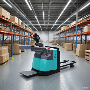 Venta Directa de Fábrica YCMG, Transpaleta Eléctrica de 2.5 Toneladas <span class=keywords><strong>2500KG</strong></span>, Carcasa Metálica Estable, Montacargas para Estanterías - Product Image 4