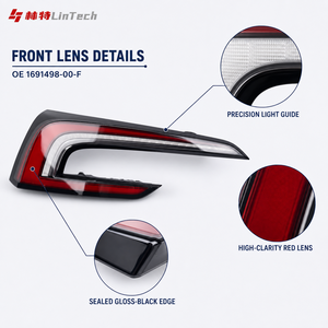 Feu arrière gauche LinTech, référence OE 1691498-00-F, pour <span class=keywords><strong>Tesla</strong></span> <span class=keywords><strong>Model</strong></span> <span class=keywords><strong>3</strong></span> Highland 2024 Plus – Vente chaude - Product Image 2