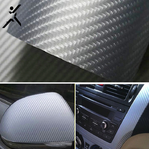 Film PVC Berkualitas Tinggi 4D Serat Karbon Pembungkus Mobil <span class=keywords><strong>Vinyl</strong></span> Film Hitam Kuning Stiker Kendaraan Pembungkus Mobil Film - Product Image 6