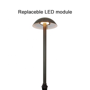 Basse tension 12V 7-1/2 "extérieur étanche remplaçable LED Module champignon couverture laiton paysage lumière chemin lumière jardin lumière - Product Image 3