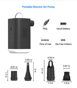 Pompe à air portable NEWO AP8-P avec lampe de camping LED, gonfleur/dégonfleur 3-en-1 pour articles gonflables, <span class=keywords><strong>piscine</strong></span> et matelas - Product Image 6