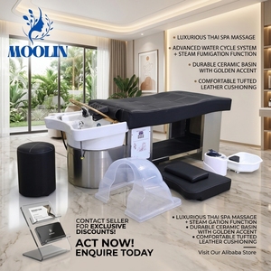 MOOLIN Lettino Multifunzionale per Shampoo Thai, Lavaggio Capelli, Massaggio e Terapia Spa con Circolazione d'Acqua - Product Image 3
