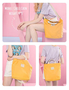 Fashion Woman Handbag,<b>Canvas</b> <b>Tote</b> Handbag,Casual Shoulder Work Bag Crossbody <b>Canvas</b> Handbag - Product Image 6