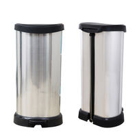 Poubelle ronde en plastique, 40l, vente en gros, poubelle, anti-poussière