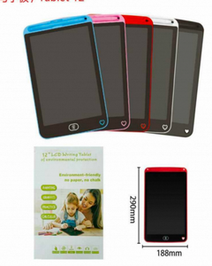 สมาร์ทคิดส์กระดานเขียนแอลซีดี 12 นิ้วของเล่นวาดภาพพลาสติกสำหรับ 3-6 ปีเครื่องมือศิลปะเพื่อการศึกษาสำหรับเด็กแบบยูนิเซ็กส์ - Product Image 1