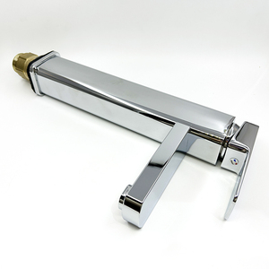 Robinet de lavabo de 30 cm de hauteur, robinet d'évier en acier inoxydable zincé, robinet de salle de bain à poignée unique, vente en gros d'usine chinoise - Product Image 4