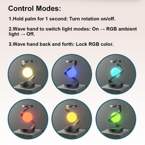 Lampe de table à détection de mouvement <span class=keywords><strong>M1</strong></span> LED sans fil rechargeable avec chargeur sans fil, veilleuse, lampe de chevet, décoration d'intérieur USB - Product Image 6
