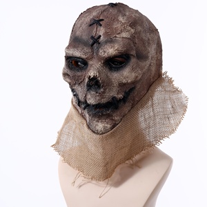 Máscara de Látex de Zombie para Halloween, Accesorio de Decoración para Fiestas de Disfraces para Adultos, <span class=keywords><strong>Terror</strong></span>, Cara Completa, Hecha a Mano - Product Image 1