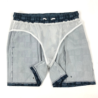 Shorts de bain personnalisés pour hommes en gros, séchage rapide, imprimés par sublimation, avec cordon de serrage à la taille et doublure en maille