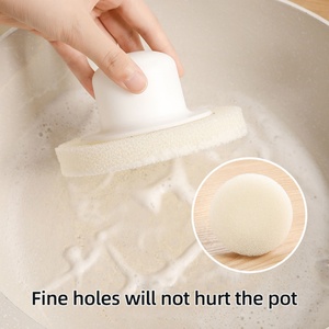 Support OEM Vente en Gros Accessoires de Cuisine Écologiques Brosse de Nettoyage Éponge Lavable Pratique Brosse à Vaisselle et à Casseroles - Product Image 5