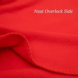 कारखाने प्रत्यक्ष बिक्री कस्टम रंग फेंक पॉलिएस्टर बुना हुआ पतली ध्रुवीय ऊन कंबल - Product Image 3