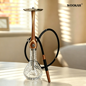 <strong>Wookah</strong> Wooden Hookah with Glass Base Factory Wholesale - Product Image 5