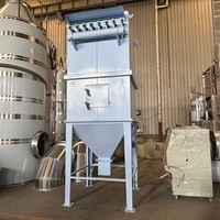Collecteur de poussière industriel à jet pulsé direct usine pour l'élimination des gaz résiduels et des poussières