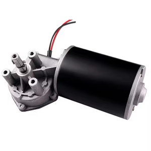 D63mm D76mm 120W-180W 12v/24 Vol D59 D63 D76 Dc <b>Worm</b> Gear Motor Customizable Speed & Torque for Industrial Applications - Product Image 6