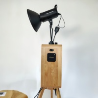 Cabina de Fotos de Madera con Pantalla de 18.5 Pulgadas, Color Pintado, para Cámara DSLR, para Fiestas, Bodas, Estilo Vintage