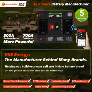 Batterie de chariot de golf 36V 48V 72V 72Ah 105Ah 160Ah 200Ah, vente en gros d'usine, 6000 cycles, certifiée CE, fournisseur fabricant - Product Image 5