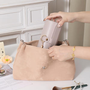 Wholesale Custom Small <b>Artificial</b> Softness Leather Pouch Jewelry Case Travel Accessory Storage Box Cosmetic Box - Product Image 6