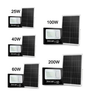 2026 <strong>Best</strong> High <strong>Power</strong> 12v/24v All One Integrated Outdoor Garden <strong>Solar</strong> Aluminum Battery <strong>Floodlight</strong> IP65 Waterproof 50w 100w - Product Image 2