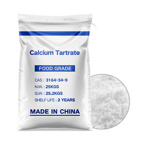 制造商批发食品级酒石酸钙25公斤，用于食品添加剂、营养补充剂、稳定剂 CAS 3164-34-9 - Product Image 3