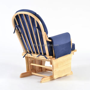 Silla mecedora de madera para bebés, silla de lactancia, venta al por mayor de fábrica - Product Image 5