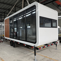 Casa Cápsula Prefabricada de Lujo Moderna, Casa Modular Pequeña Ensamblada para Hotel, Resort, Villa y Oficina