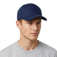 Gorra de Béisbol de Algodón de 5 Paneles con Logotipo Personalizado, Ajustable, Lisa, Promocional, para Venta al Por Mayor