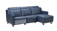 Canapé de salon moderne en cuir véritable de haute qualité pour villa, fauteuil inclinable électrique de cinéma avec appui-tête réglable