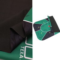 Tapis de poker en caoutchouc personnalisé violet 180 pour jeux de cartes de casino et disposition de table en feutre de vitesse Tapis de poker Texas Hold'em avec sac