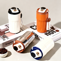 Nouveau Style de mode 316 tasse à café en acier inoxydable isolé voyage gobelet à eau tasse à café avec couvercle d'affichage de la température
