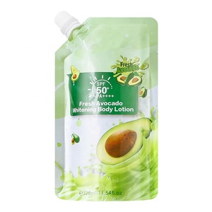 Loción Corporal Blanqueadora Orgánica de 328 ml, con Aroma a Fresa Fresca, Aguacate, Piña y Naranja, Ingredientes para el Cuidado de la Piel - Product Image 1