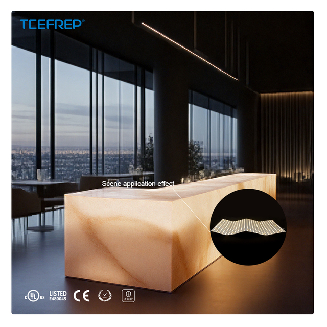 Perfect flexible bendable and Cuttable 24V Dimmable Flexibility Panel Backlight Flexible LED Light Sheet for Stone single color