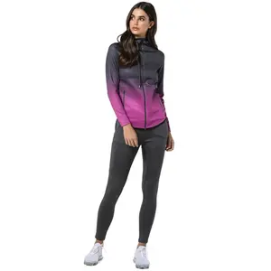 Latest New Stylish 3D Sublimation women tracksuit/polyester Fleece comfortable Women Sports Gym tracksuit wholesale