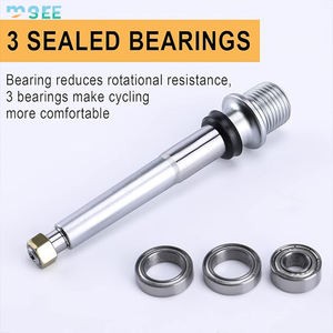 SeeMore plate-forme légère antidérapante légère en alliage d'aluminium route montagne BMX vtt vélo pédales de roulement scellées - Product Image 4