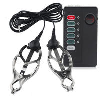 Hochwertige Multifunktions-Elektroschock-Klemmen Klitoris-Stimulator Vibrator Vaginaler Sex Männer Frauen Bondage-Ausrüstung Zesi Made