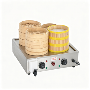 เครื่องนึ่งไฟฟ้าแบบตั้งโต๊ะ 4 ช่อง 220V 4KW กำลังสูง สแตนเลส ให้ความร้อนเร็ว อุปกรณ์ครัวสำหรับนึ่งอาหารเชิงพาณิชย์ - Product Image 2