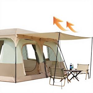 Tente de <span class=keywords><strong>camping</strong></span> en plein air Offre Spéciale Fabricant transfrontalier Vente en gros 3-4 personnes Deux chambres 5-8 personnes Deux chambres 10 personnes Grande tente - Product Image 4
