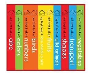 Mi Primera <span class=keywords><strong>Biblioteca</strong></span> <span class=keywords><strong>de</strong></span> Libros <span class=keywords><strong>de</strong></span> Cartón para Niños, Juego <span class=keywords><strong>de</strong></span> 10, Hecho en China - Product Image 3