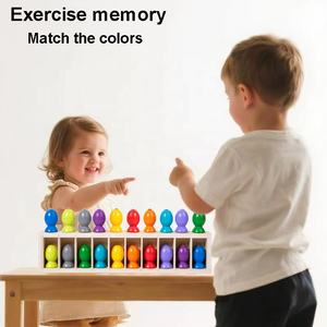 Montessori in legno divertente <span class=keywords><strong>gioco</strong></span> di <span class=keywords><strong>pesca</strong></span> esercizio memoria di colore cognizione di corrispondenza <span class=keywords><strong>gioco</strong></span> 2 in 1 prima educazione in legno coppia giocattolo da <span class=keywords><strong>pesca</strong></span> - Product Image 5