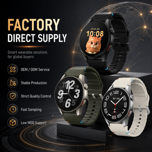 <span class=keywords><strong>Smartwatch</strong></span> GPS Rotondo OEM ODM <span class=keywords><strong>con</strong></span> Schermo AMOLED da 1,43 Pollici 466x466, Chiamate, 3ATM, 450mAh, Logo Personalizzabile - Product Image 6