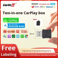 Mini Adaptador Inalámbrico para Coche Ultra Cross-border Original, PC+ABS, Conexión por Cable a Inalámbrica, Compatible con Android Auto, Hecho en China