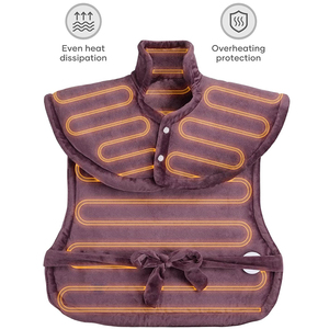 Manta Térmica Lavable en Oferta, Chal Eléctrico Calefactor para Hombros, Cuello y Espalda, <span class=keywords><strong>Almohadilla</strong></span> Térmica Eléctrica - Product Image 5