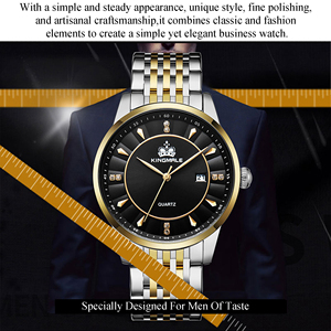Reloj de Cuarzo Elegante para Hombre, Deportivo, Resistente al Agua, con Correa de Acero Inoxidable, Análogo, Venta al Por Mayor <span class=keywords><strong>1923</strong></span> - Product Image 3