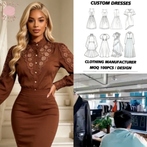 Chemise à manches longues pour femmes, style vintage français, col montant, décoration de boutons en perles, élégante et polyvalente pour le bureau, les rendez-vous, la vie quotidienne - Product Image 1