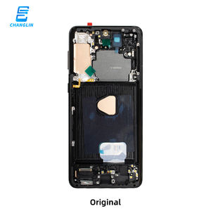 삼성 S21+ S21 플러스 프레임 휴대폰 디스플레이 LCD 터치 스크린 디지타이저 판탈라 파라 OLED 갤럭시 도매 고품질 - Product Image 4