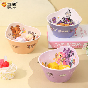 Wuhe Childrens Bowl W6016 Cartoon Design For Kids Mealtime Use - Product Image 2