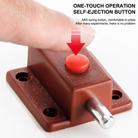 Tiroir Mini Loquet Charnière Serrure Porte d'armoire Tampon Rebounder Push To Open Système Magnétique Push-open Spring Bolt Latch