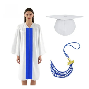 Conjunto de Toga, Birrete y Borla de Graduación Mate para Adultos 2026 al por Mayor, 100% Poliéster, Unisex, para Ceremonia de Graduación, Uniforme Escolar, Estudiantes <span class=keywords><strong>JJ</strong></span> - Product Image 2
