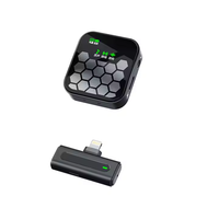 Microphone cravate sans fil professionnel J33, mini-condensateur, portable, omnidirectionnel, anti-bruit, pour diffusion en direct