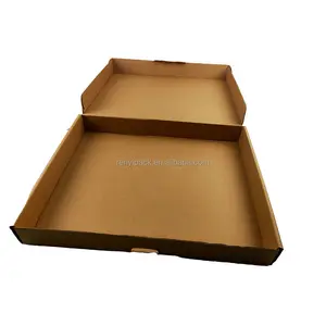 Wholesale Custom Recyclable Corrugated Cardboard Carton Flat Folding Mailing Flute Boxes For Gift Pack Factory Custom Size Box